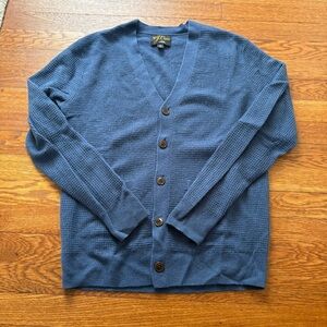 J. Crew 100% cashmere waffle cardigan (M small, W medium)